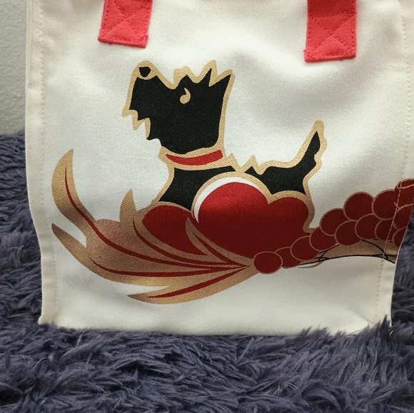 Radley London Red and White Dragon Tote Bag - Picture 2 of 5